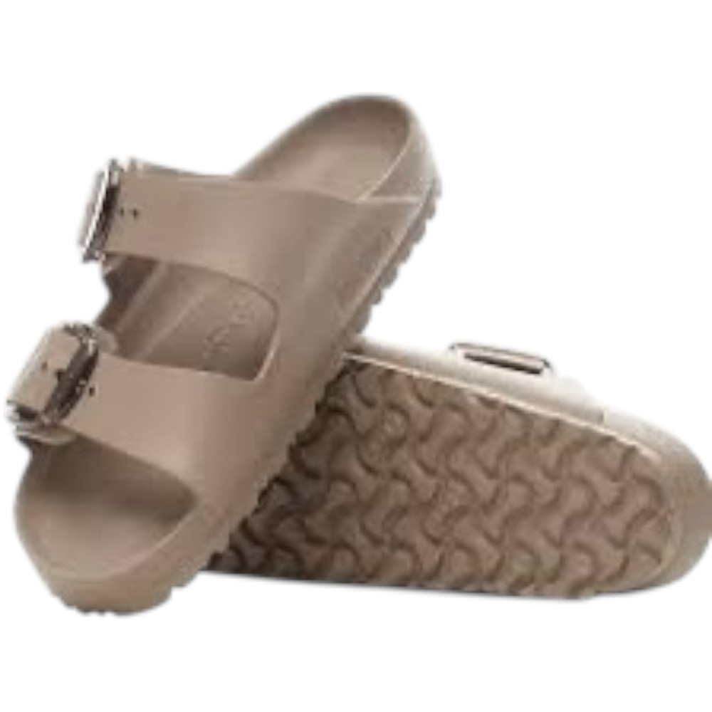 Birkenstock Arizona Big Buckle Slide Sandal- Grey Taupe- Size 6 - Picture 3 of 10